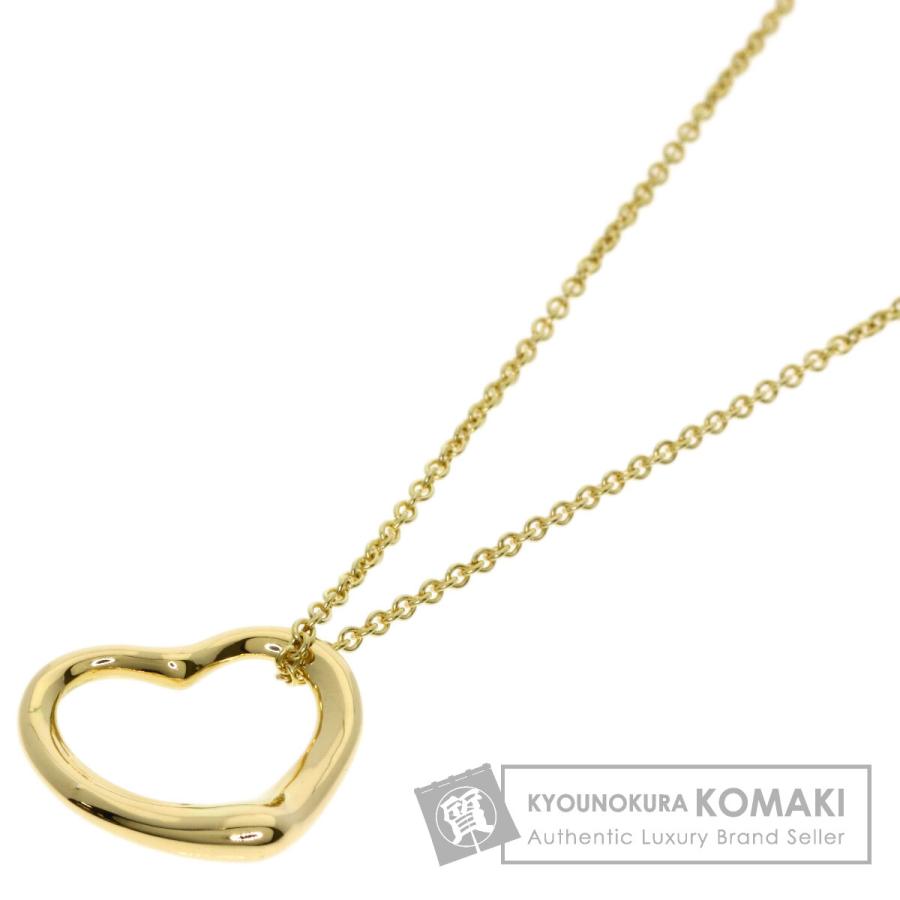 【田中】ティファニー　オープンハート　K18 ネックレス TIFFANY&Co.（ティファニー） オープンハート ネックレス K18イエロー