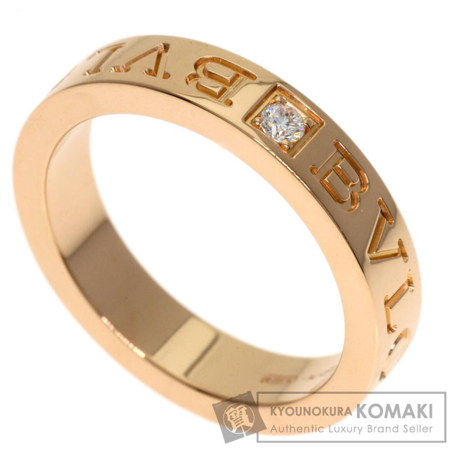 BVLGARI（ブルガリ） ダブル ロゴ ダイヤモンド リング・指輪 K18 