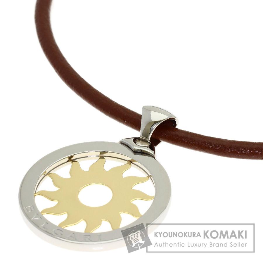 BVLGARI（ブルガリ） トンド サン ラージ ネックレス K18イエロー 