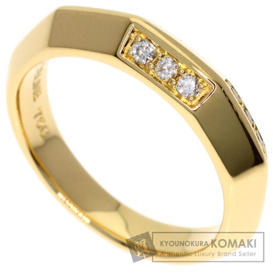 【CELINE】セリーヌ　18k×diamond パヴェダイヤ　リング CELINE（セリーヌ） ダイヤモンド リング・指輪 K18イエローゴールド