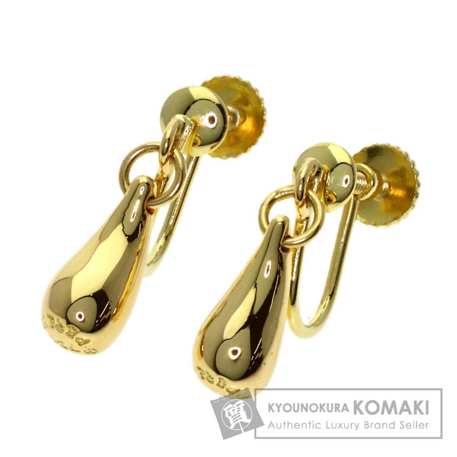 TIFFANY&Co.（ティファニー） ティアドロップ イヤリング K18イエロー 
