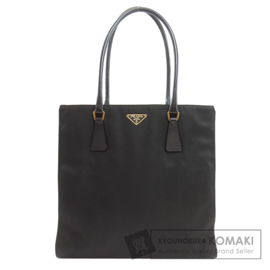 PRADA（プラダ） ロゴ金具 トートバッグ ナイロン素材 レディース 中古