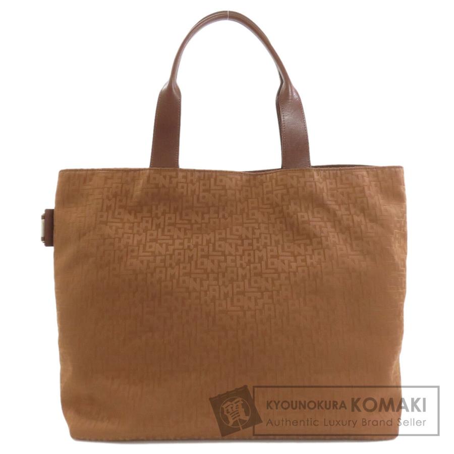 LONGCHAMP（ロンシャン） ロゴ トートバッグ キャンバス レディース