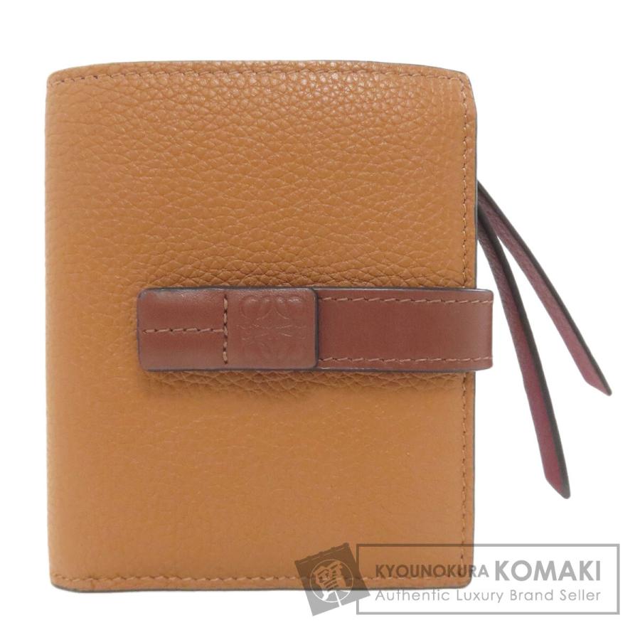 LOEWE（ロエベ） バーティカル ウォレット 二つ折り財布（小銭入れあり