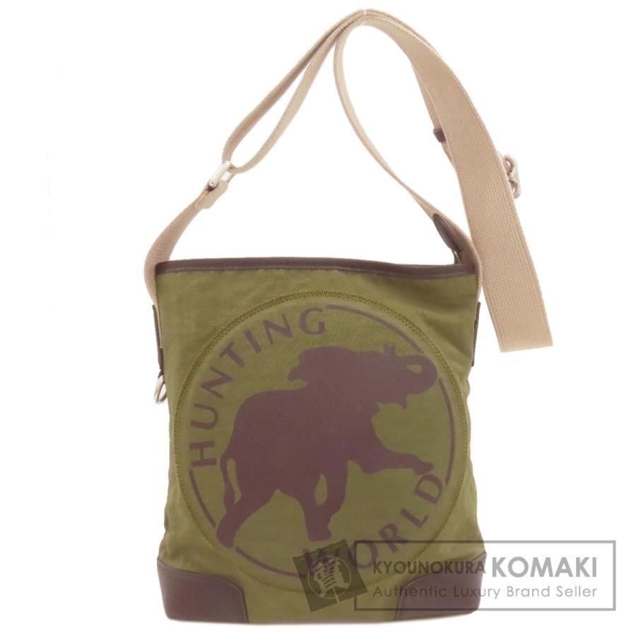 HUNTING WORLD ハンティングワールド ロゴモチーフ ショルダーバッグ