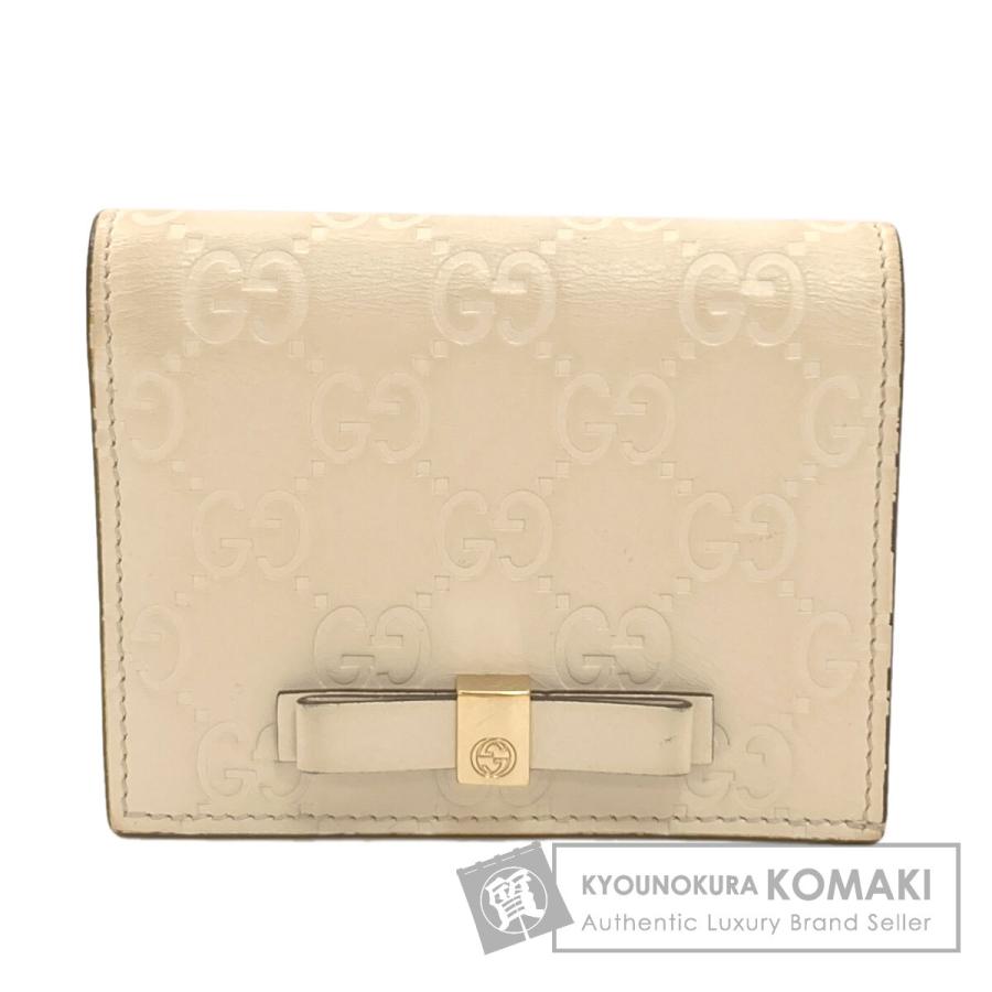 GUCCI（グッチ） 406924 グッチシマ GGシグネチャー 二つ折り財布 