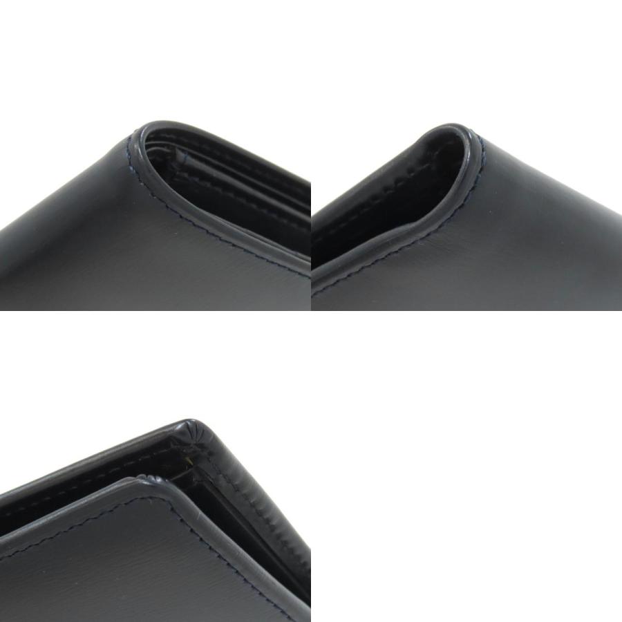 CARTIER カルティエ サファイアライン 二つ折り財布（小銭入れあり） レザー レディース [中古] Cartier（カルティエ） サファイアライン 二つ折り財布（小銭入れあり