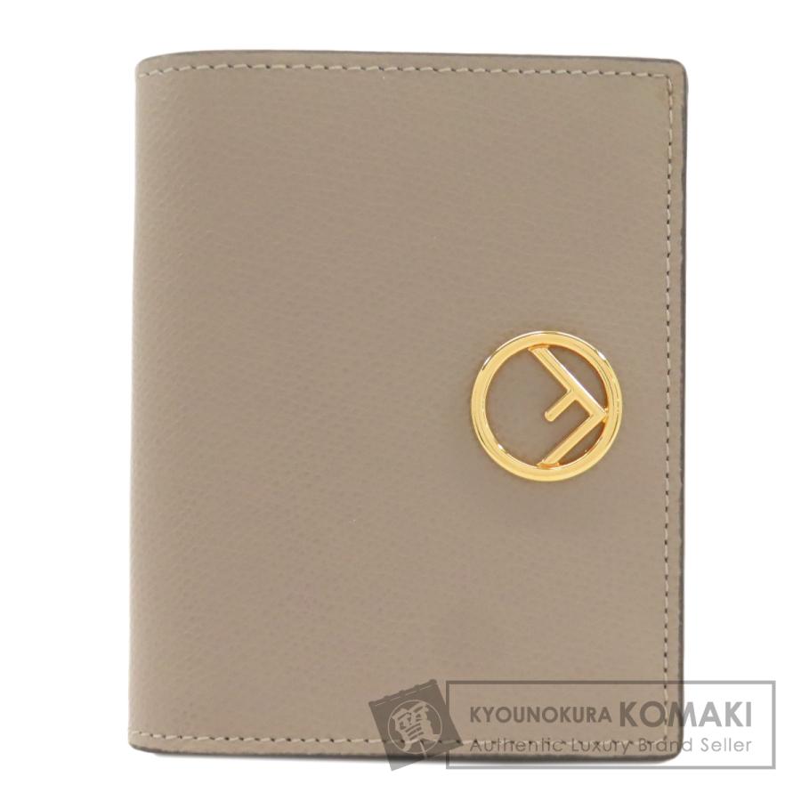 未使用級✨️FENDI フェンディ　エフイズ　二つ折り財布　レザー　ブルー FENDI（フェンディ） エフイズフェンディ 二つ折り財布（小銭入れあり