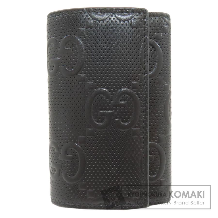 GUCCI（グッチ） 625565 GGエンボス キーケース レザー レディース