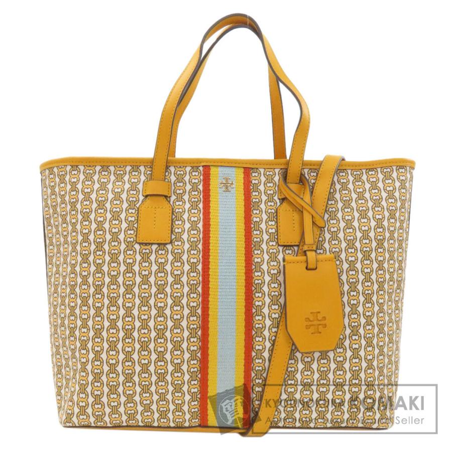 TORY BURCH ジェミニリンク トートバッグ TORY BURCH（トリーバーチ） ジェミニリンク 2WAY トートバッグ PVC