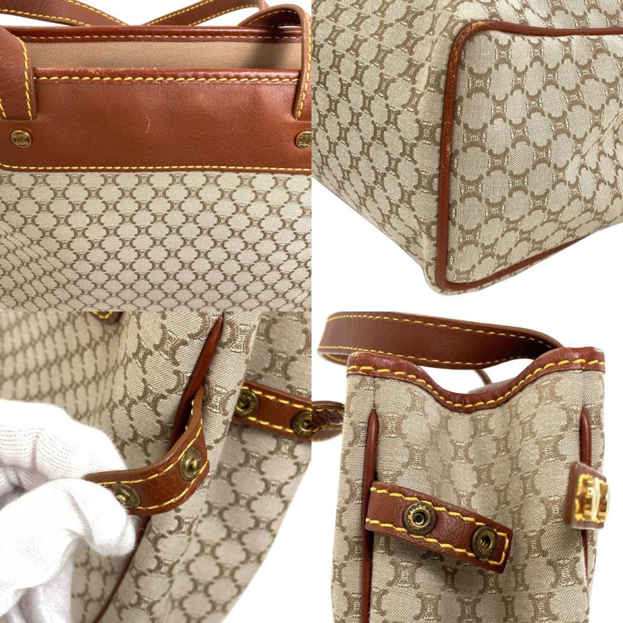 CELINE（セリーヌ） マカダム柄 ハンドバッグ キャンバス レディース