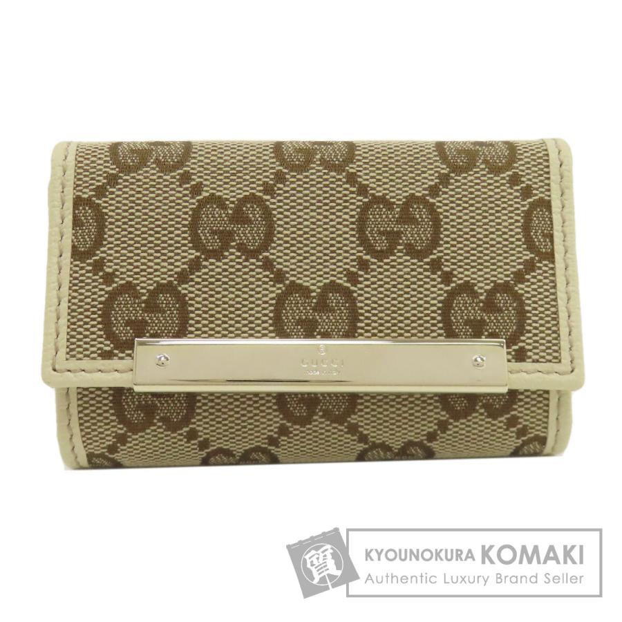 GUCCI（グッチ） 127048 GGキャンバス キーケース キャンバス 