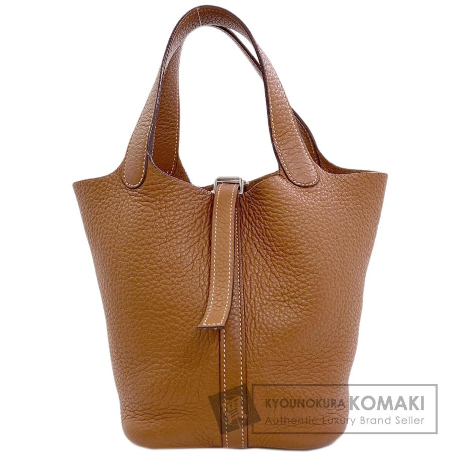HERMES（エルメス） ピコタンPM ゴールド シルバー金具 ハンドバッグ 