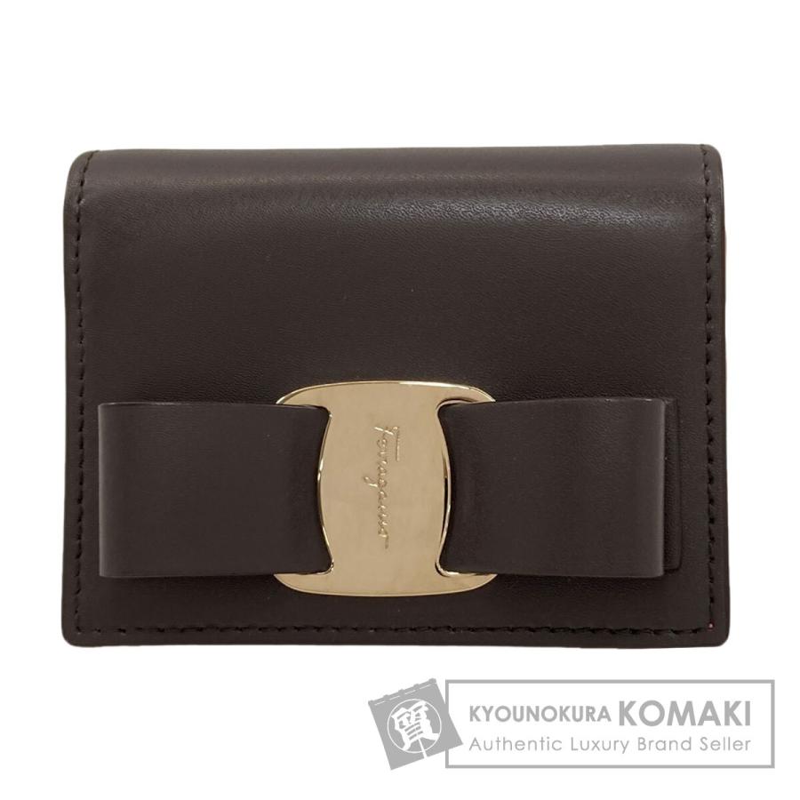 Salvatore Ferragamo サルヴァトーレフェラガモ ヴァラリボン 二つ折り