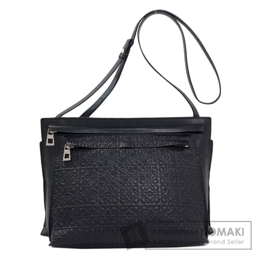 LOEWE ロエベ アナグラム リピート ショルダーバッグ カーフ レディース [中古] LOEWE（ロエベ） アナグラム リピート ショルダーバッグ カーフ