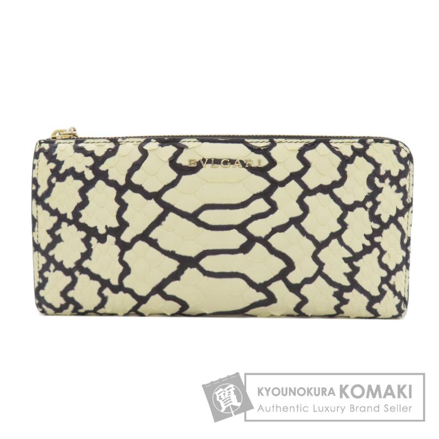 BVLGARI（ブルガリ） セルペンティ 長財布（小銭入れあり） パイソン 