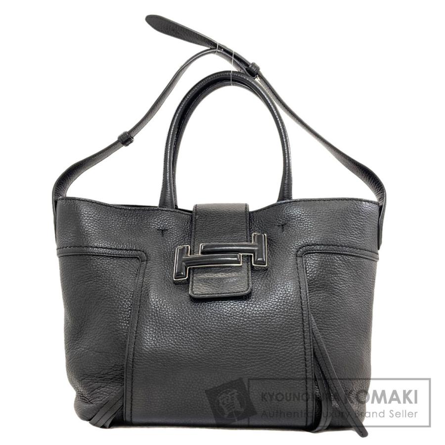 TOD'S トッズ ダブルT レザー ショッピングバッグ 2WAY バッグ TODS トッズ ダブルT ショッピングバッグ 2WAY トートバッグ レザー