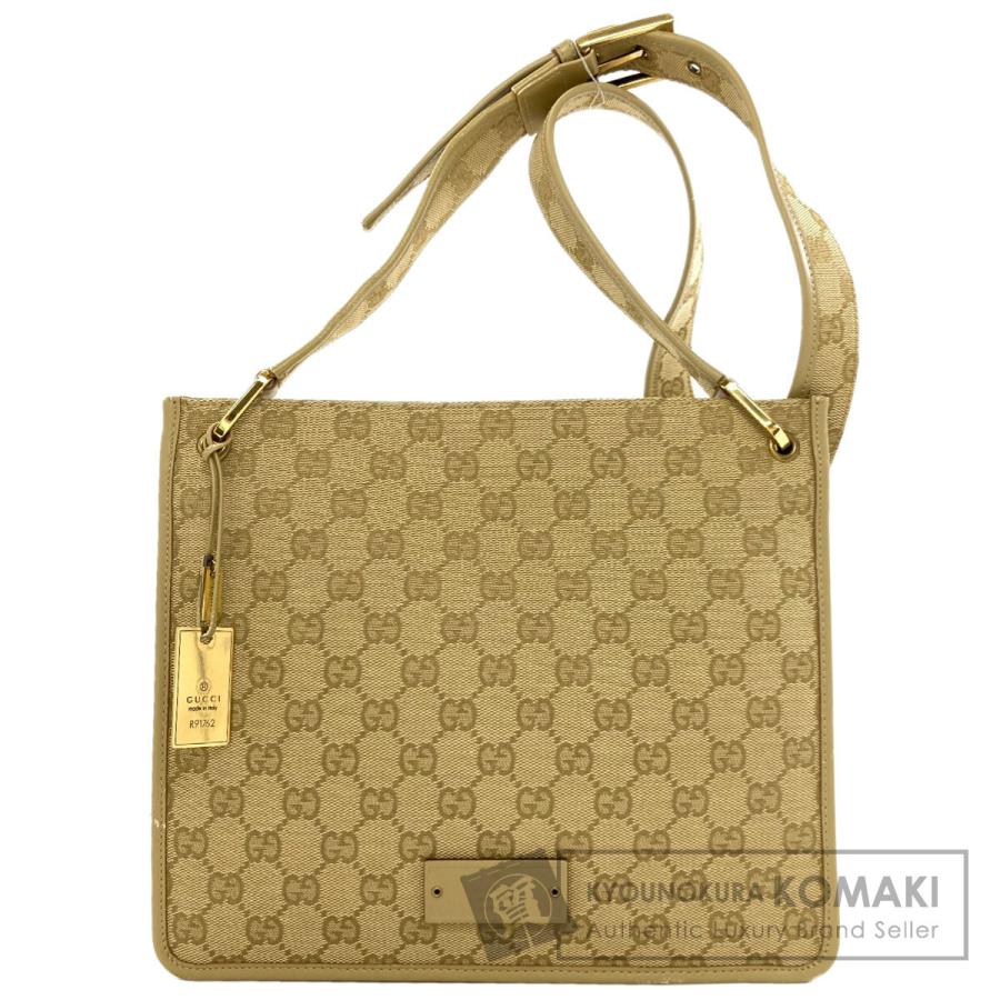 GUCCI ショルダーバッグ 斜めがけ GGキャンバス ロゴ入り 91762 GUCCI（グッチ） 91762 GGキャンバス ショルダーバッグ キャンバス