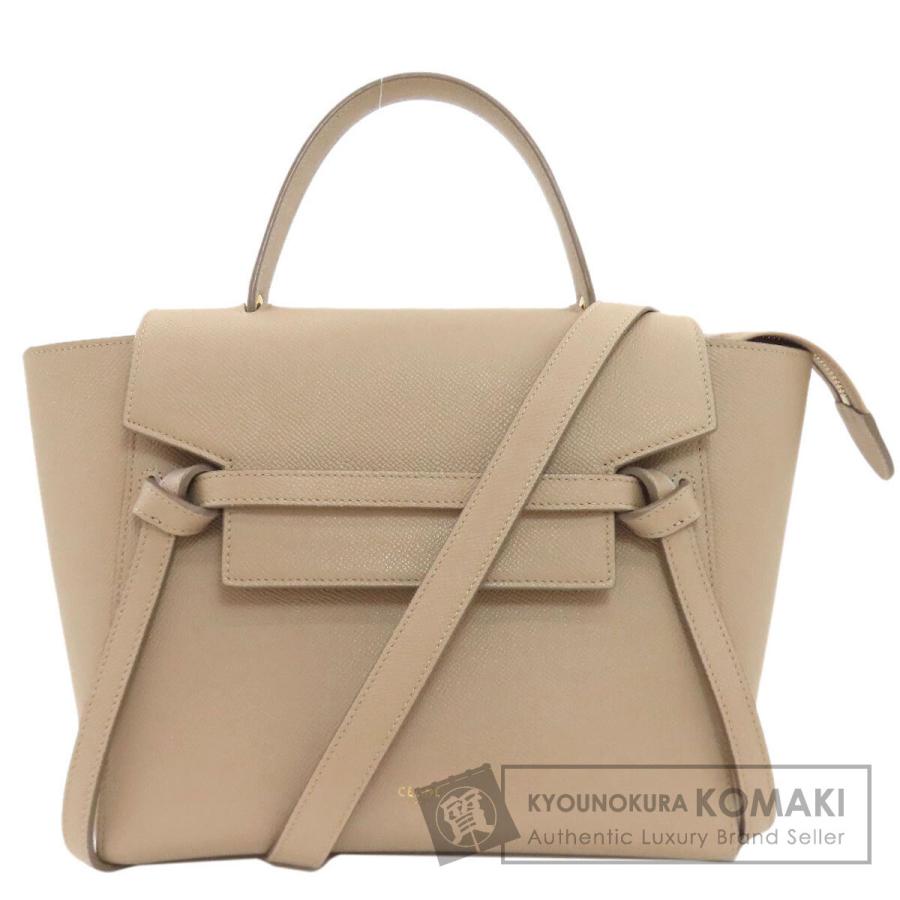 CELINE（セリーヌ） ベルトバッグ マイクロ 2WAY ハンドバッグ カーフ 