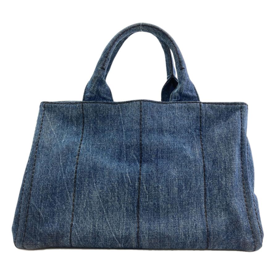 PRADA（プラダ） カナパ 2WAY ハンドバッグ デニム レディース 中古