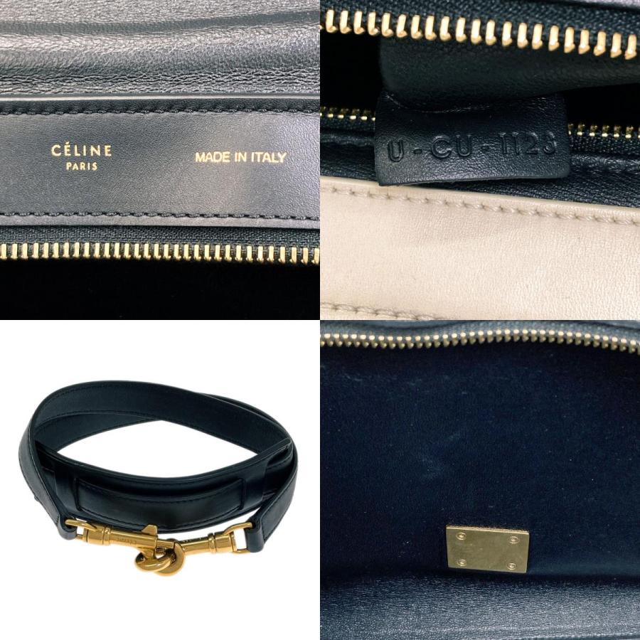 CELINE セリーヌ トラペーズ ミディアム 2WAY ハンドバッグ カーフ レディース 中古