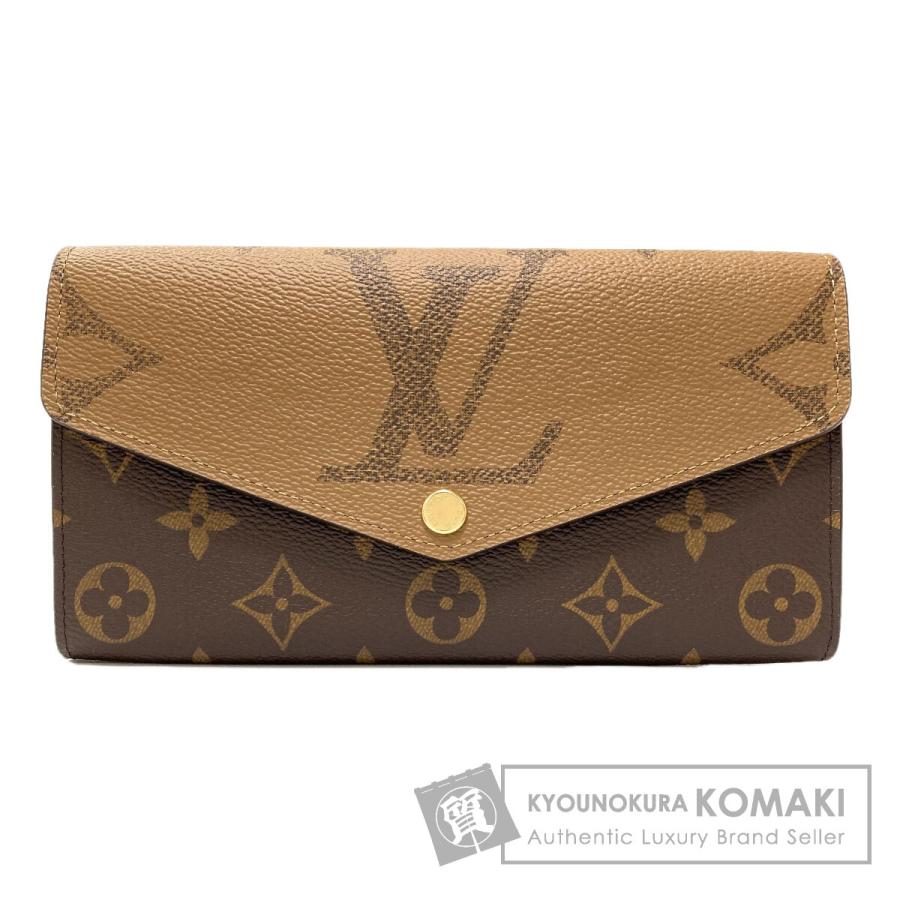 ルイヴィトン 長財布 ポルトフォイユ サラ モノグラム バイカラー ベージュ LOUIS VUITTON（ルイ・ヴィトン） モノグラム 長財布 ポルトフォイユ
