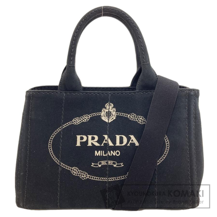 PRADA（プラダ） 1BG439 カナパミニ 2WAY ハンドバッグ キャンバス 