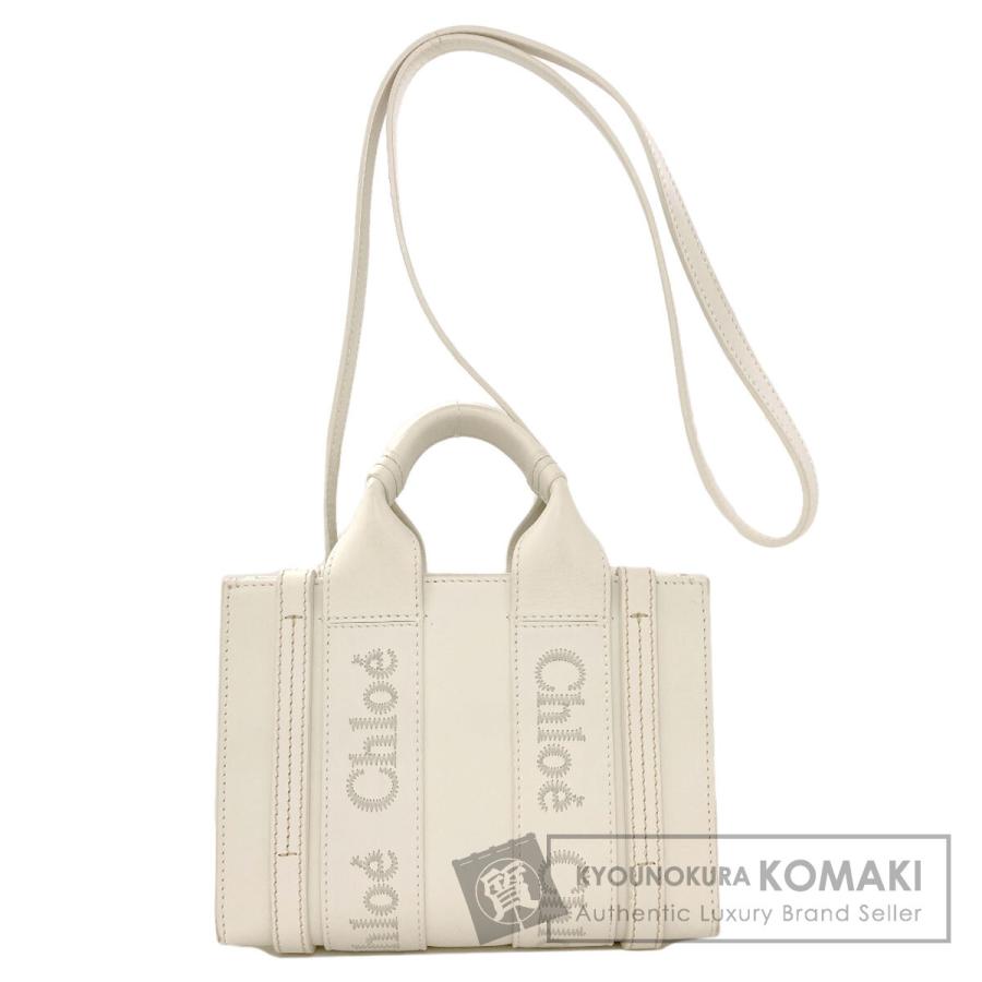 Chloe（クロエ） ウッディ スモール 2WAY ハンドバッグ カーフ 