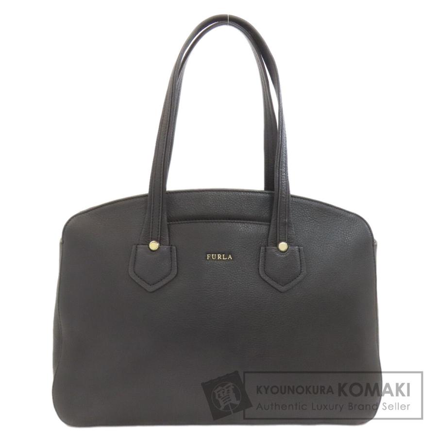 FURLA（フルラ） ロゴ トートバッグ レザー レディース 中古