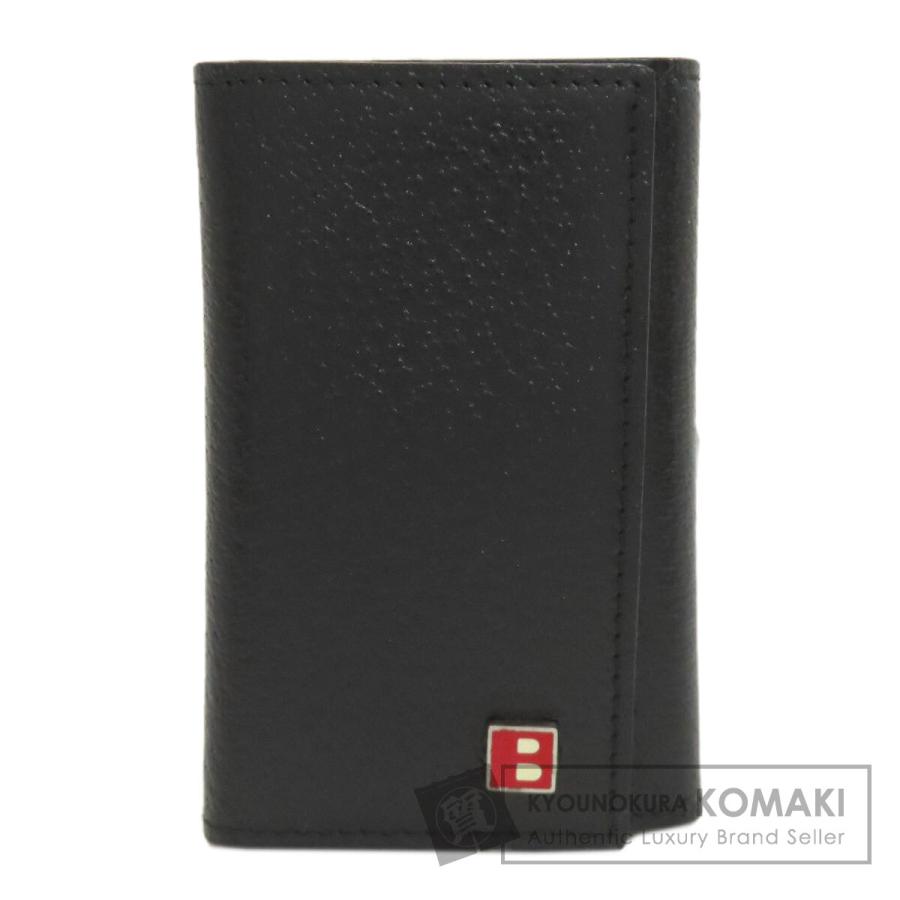 新品未使用　BALLYブラックレザーキーホルダー Bally（バリー） ロゴ キーケース レザー メンズ 中古 : ブランド京の