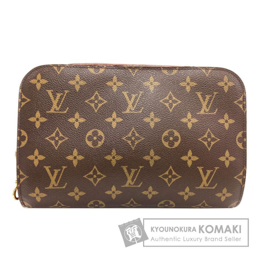 LOUIS VUITTON ルイ・ヴィトン オルセー M51790 セカンドバッグ_x000D_
 モノグラムキャンバス/レザー ブラウン メンズ【中古】473 LOUIS VUITTON（ルイ・ヴィトン） M51790 オルセー セカンドバッグ