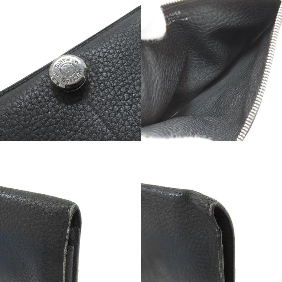 HERMES（エルメス） ドゴンGM デュオ シルバー金具 長財布（小銭入れ 
