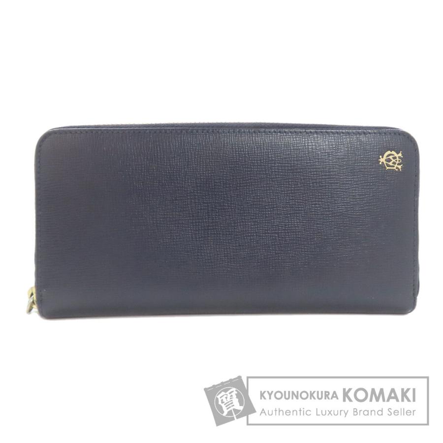 dunhill（ダンヒル） ロゴ 長財布（小銭入れあり） レザー メンズ 中古 