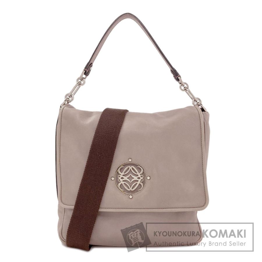 LOEWE ロエベアナグラム 2WAY ハンドバッグ ラムスキンレディース LOEWE（ロエベ） アナグラム 2WAY ショルダーバッグ ラムスキン