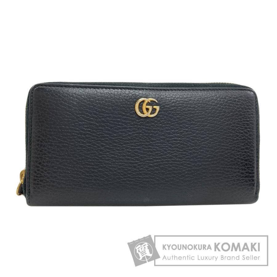 GUCCI（グッチ） 456117 ラウンドファスナー GGマーモント ダブルG 長 