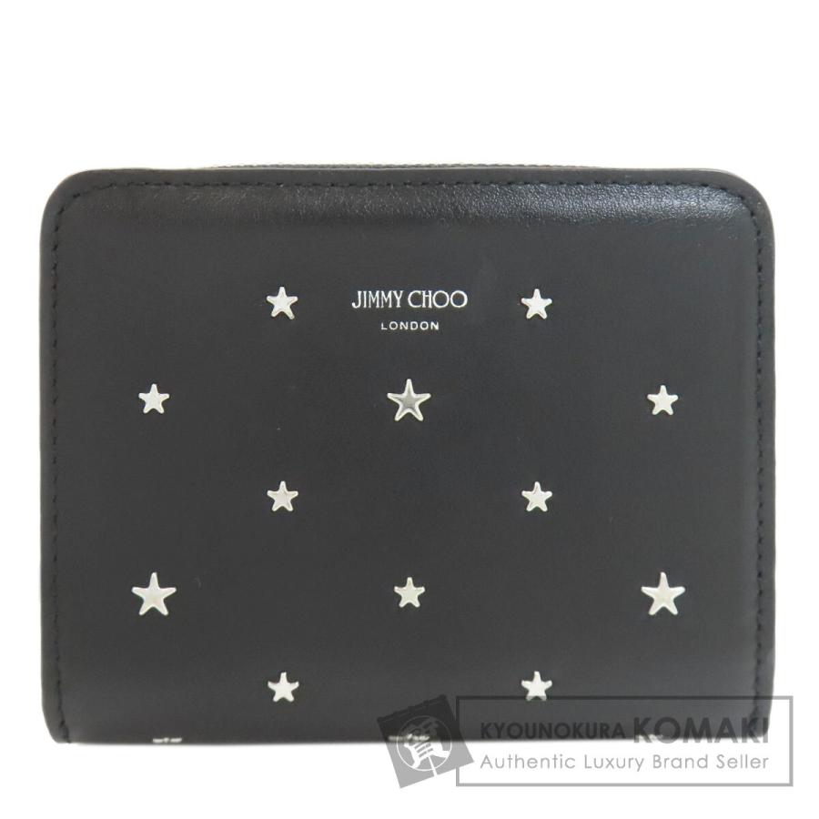 Jimmy Choo ジミーチュウ スターモチーフ 二つ折り財布（小銭入れあり