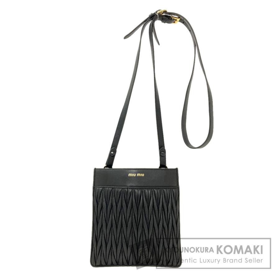 miu miu（ミュウミュウ） マテラッセ ショルダーバッグ レザー 