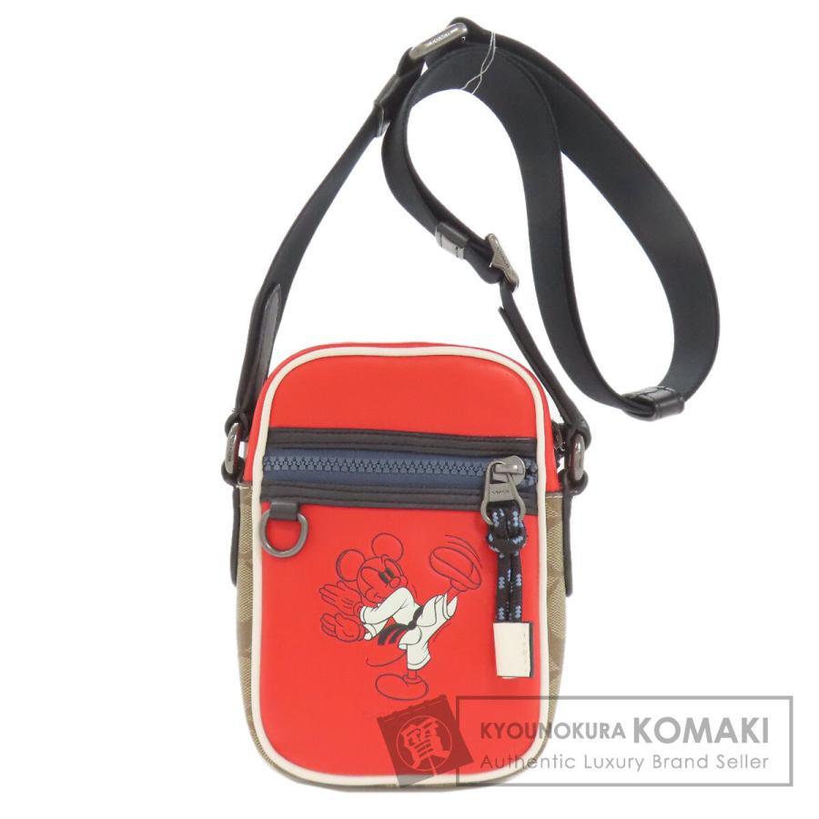 COACH（コーチ） C2021 ミッキー コラボ シグネチャー ショルダー 
