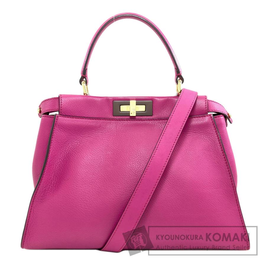 FENDI（フェンディ） ピーカブー 2WAY ハンドバッグ カーフ レディース 