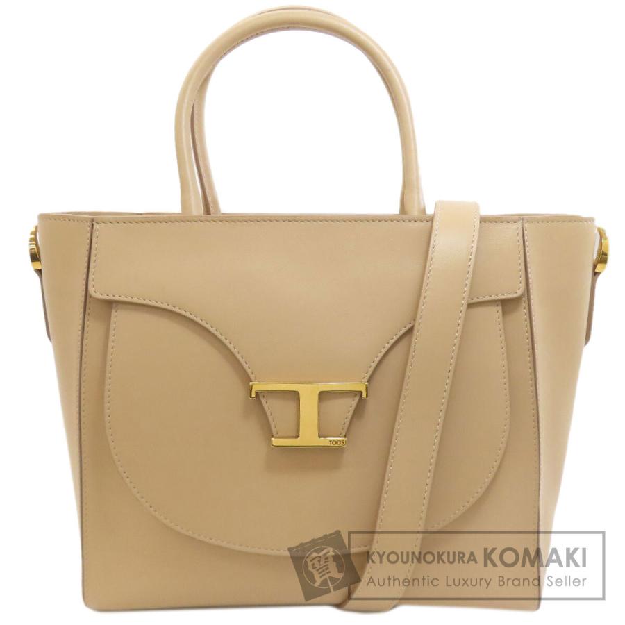 美品★TOD'S トッズ セラ 2way ハンドバッグ ショルダー ゴールド金具 TODS トッズ 2WAY ハンドバッグ レザー レディース 中古 : ブランド京