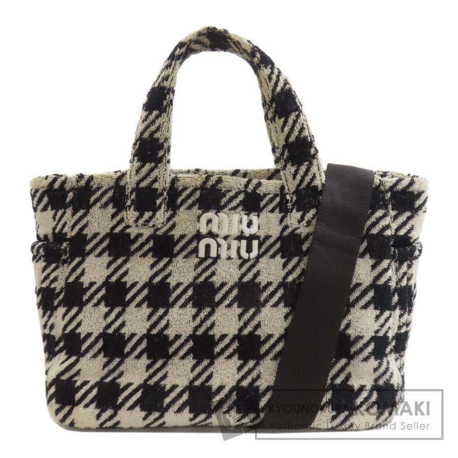 miu miu（ミュウミュウ） 2WAY ハンドバッグ パイル レディース 中古