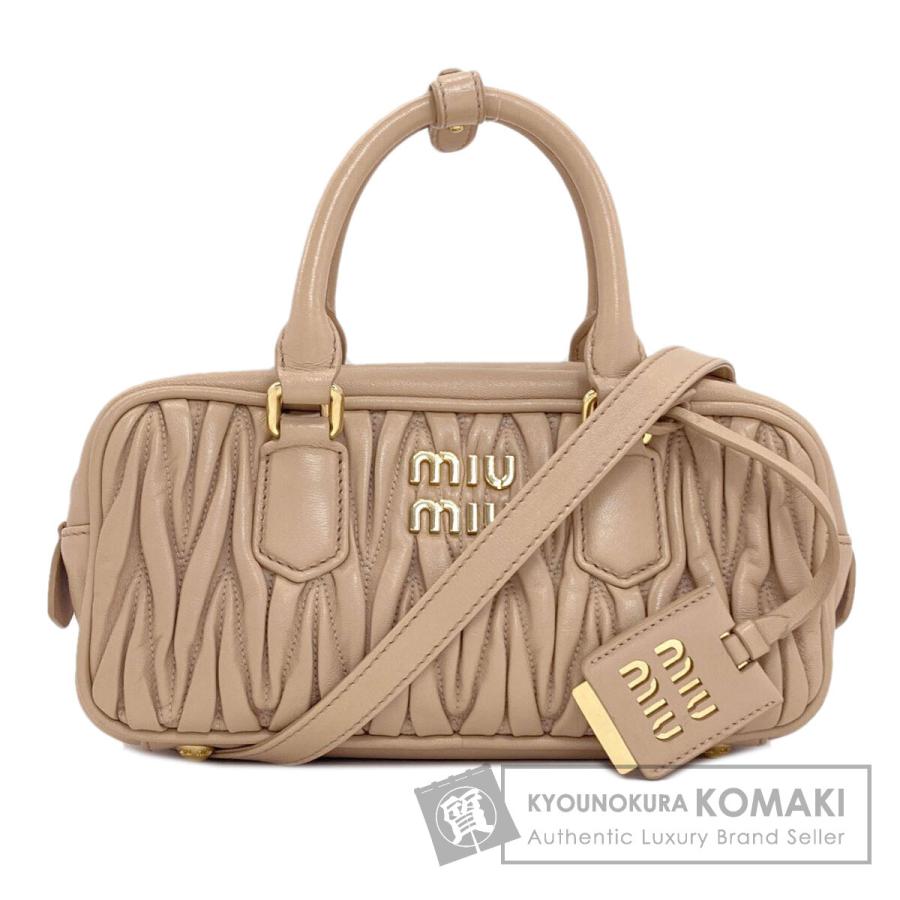 miu miu（ミュウミュウ） マテラッセ 2WAY ハンドバッグ カーフ