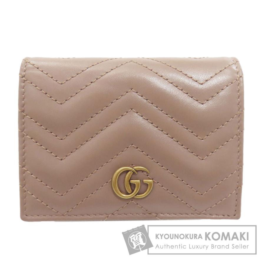 GUCCI（グッチ） 466492 GGマーモント ダブルG 二つ折り財布（小銭入れ 