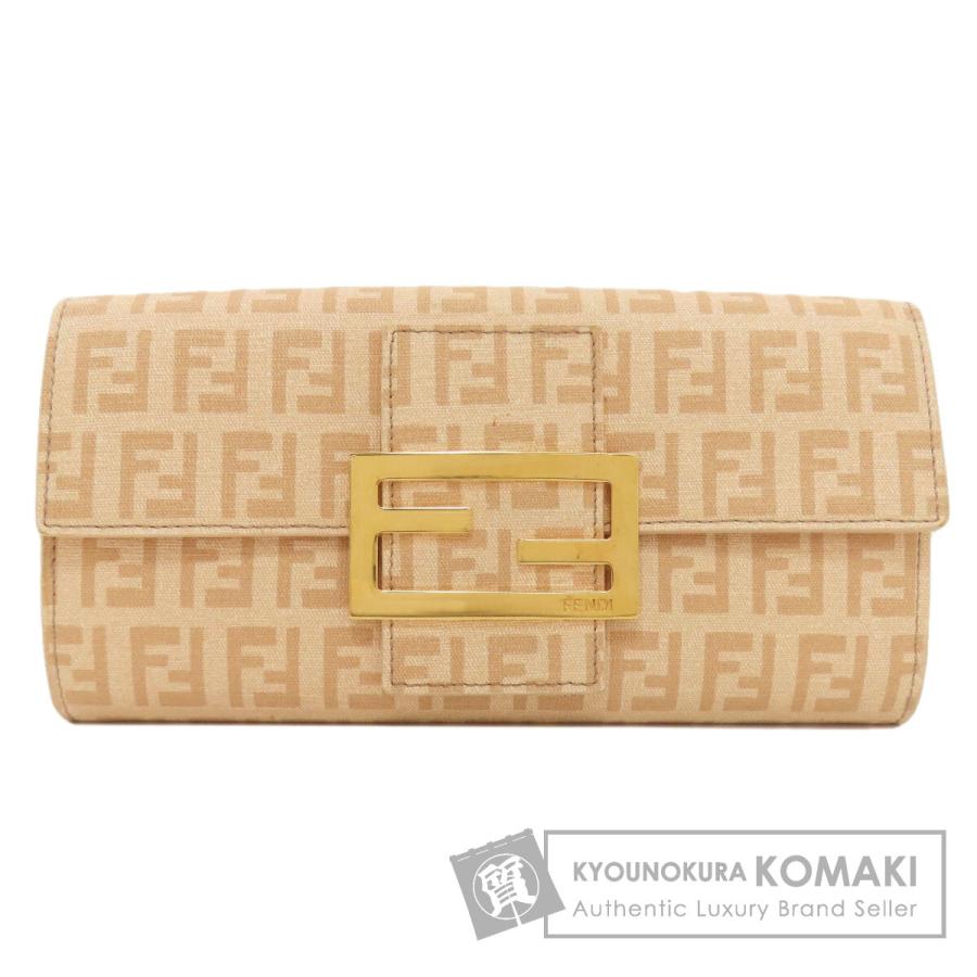 FENDI（フェンディ） ズッキーノ柄 長財布（小銭入れあり） PVC 