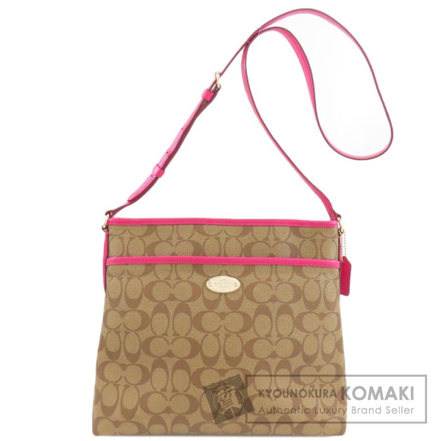 COACH（コーチ） F34938 シグネチャー ショルダーバッグ PVC 
