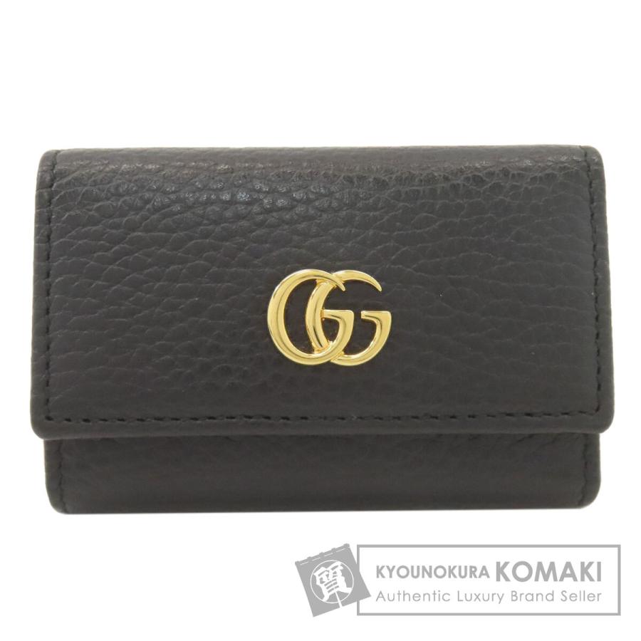 GUCCI（グッチ） 456118 ダブルG キーケース レザー レディース 中古