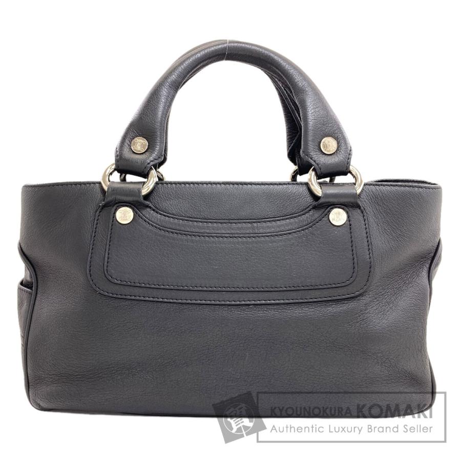 CELINEセリーヌブギーバッグ ラフィアレザーハンドバッグ ゴールド金具 CELINE（セリーヌ） ブギーバッグ ハンドバッグ カーフ レディース