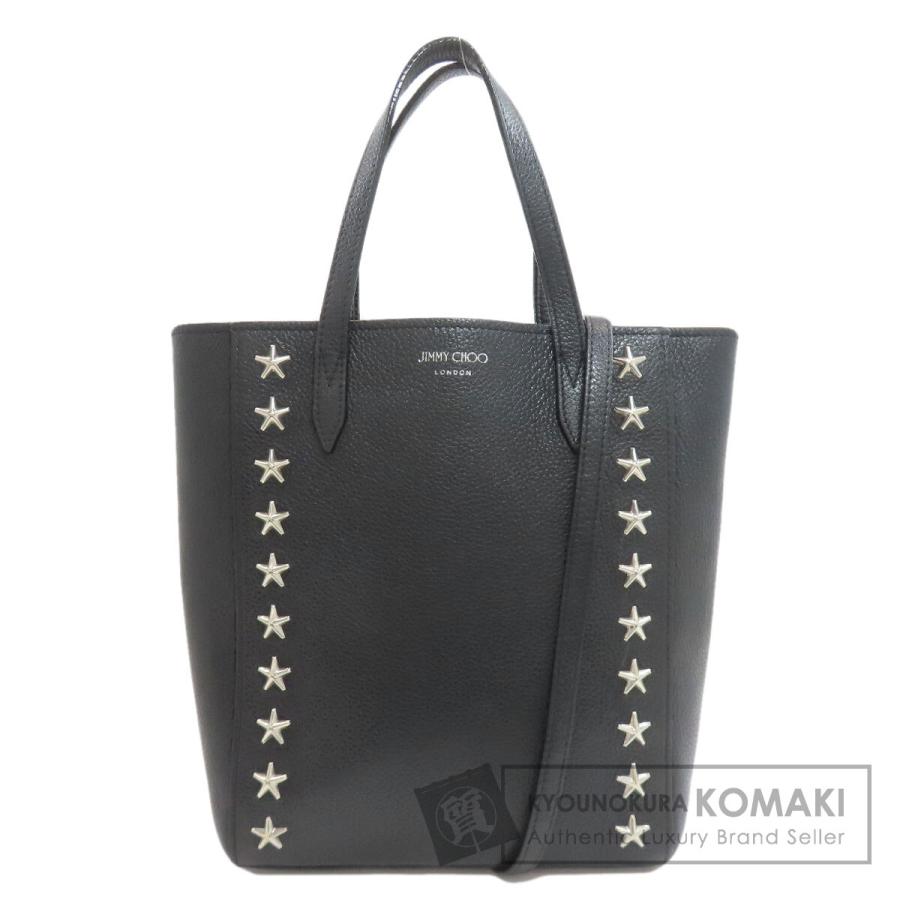 ジミーチュウ　スタースタッズ　バッグ Jimmy Choo ジミーチュウ スタッズ スターモチーフ 2WAY トートバッグ