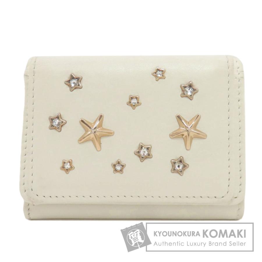 Jimmy Choo ジミーチュウ スターモチーフ スタッズ 三つ折り財布（小銭 