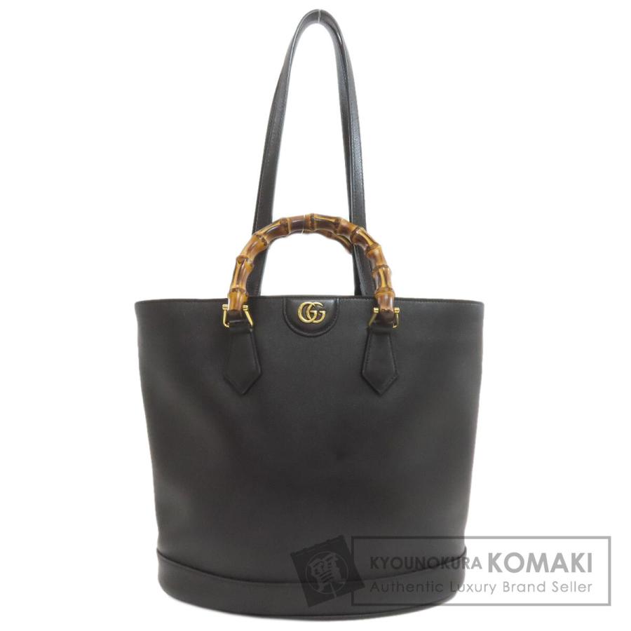 GUCCI（グッチ） 750394 ダイアナ バンブー 2WAY ハンドバッグ レザー 